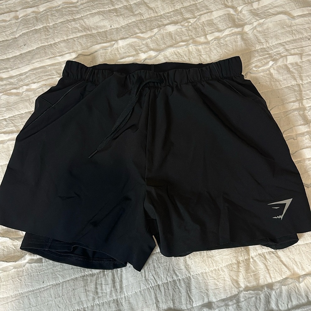 Women’s gymshark shorts with under short